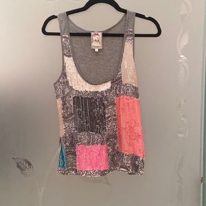 Yoana Baraschi sequined tank